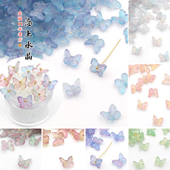 Glaze Butterfly Ancient Style Hairpin Material with Fine Holes