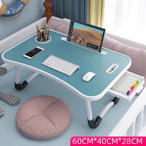 
Foldable laptop table lazy sofa bed desk simple bedroom student dormitory upper bunk small table