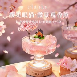 Sakura Aromatherapy Lamp Ornament Gift Box, Niche and High-End, Practical and Meaningful Birthday Gift for Girlfriends and Girls on 520