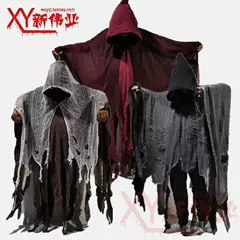 Ngôi Nhà Ma Ám Phòng Bí Mật NPC Trang Phục Kinh Dị Áo Choàng Áo Halloween Người Lớn Đầm Cos Chết Nhân Vật Đạo Cụ Trang Trí