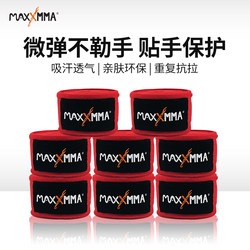 Hand-wrapped with boxing MaxxMMA handguard