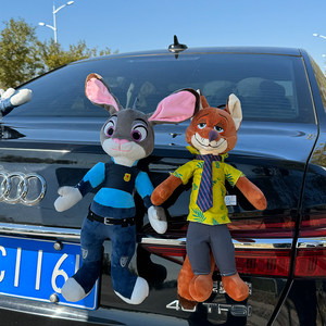 
Judy rabbit police officer car pendant roof doll trunk tail decoration ornament rabbit animal pendant