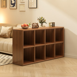 Medieval-Style Storage Cabinet, Grid Cabinet, Eight-Compartment Cabinet, Floor-Standing Multi-Layer Storage Cabinet, Sofa Side Cabinet, Integrated Wall-Mounted Low Cabinet