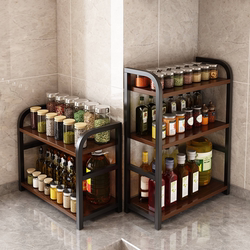 Kitchen Storage Rack Countertop Condiment Storage Rack Household Multi-Layer Oil Salt Sauce Vinegar Storage Rack Multi-Functional Spice Rack