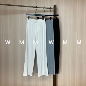 
WMM Walking Cloud Pants Korean Style Small Fresh New Style Versatile Slim Fashion Casual Women's High Waisted Wide Leg Sports Pants