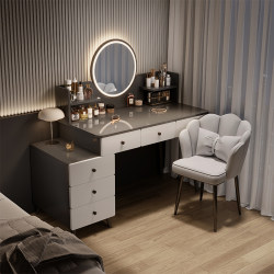 Dressing Table, Makeup Table, Modern Bedroom, Simple 2025 New Model, Small Apartment Master Bedroom, Storage Chest of Drawers, Bedside Table Integrated
