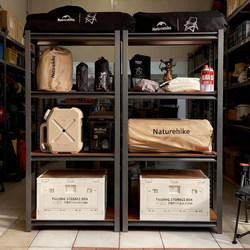 Steel Outdoor Equipment Storage Rack Multi-Layer Storage Rack Industrial Style Home Storage Rack Metal Shelf Storage Rack