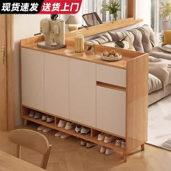 Solid Wood Shoe Cabinet for Home Entrance, Entryway, and Hallway, Integrated Wall-Mounted Storage Cabinet, 2026 New Model Indoor Shoe Rack