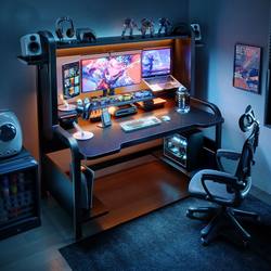 Computer Desk Desktop for Home Use, Can Hold a Mainframe Computer, Desk for Students' Bedroom, Study Desk, Gaming Desk and Chair Set, Storage Rack