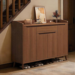 Solid Wood Shoe Cabinet for Home Entrance, Hallway, Corridor Storage Cabinet, Integrated Wall-Mounted 2025 New Model Indoor Storage Cabinet Shoe Rack