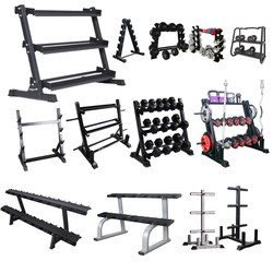 Dumbbell Rack for Home Use, Three-Layer, Double-Layer, Round Head, Hexagonal, Multi-Functional Storage Rack, Commercial Display Rack, Personal Training Fitness Equipment
