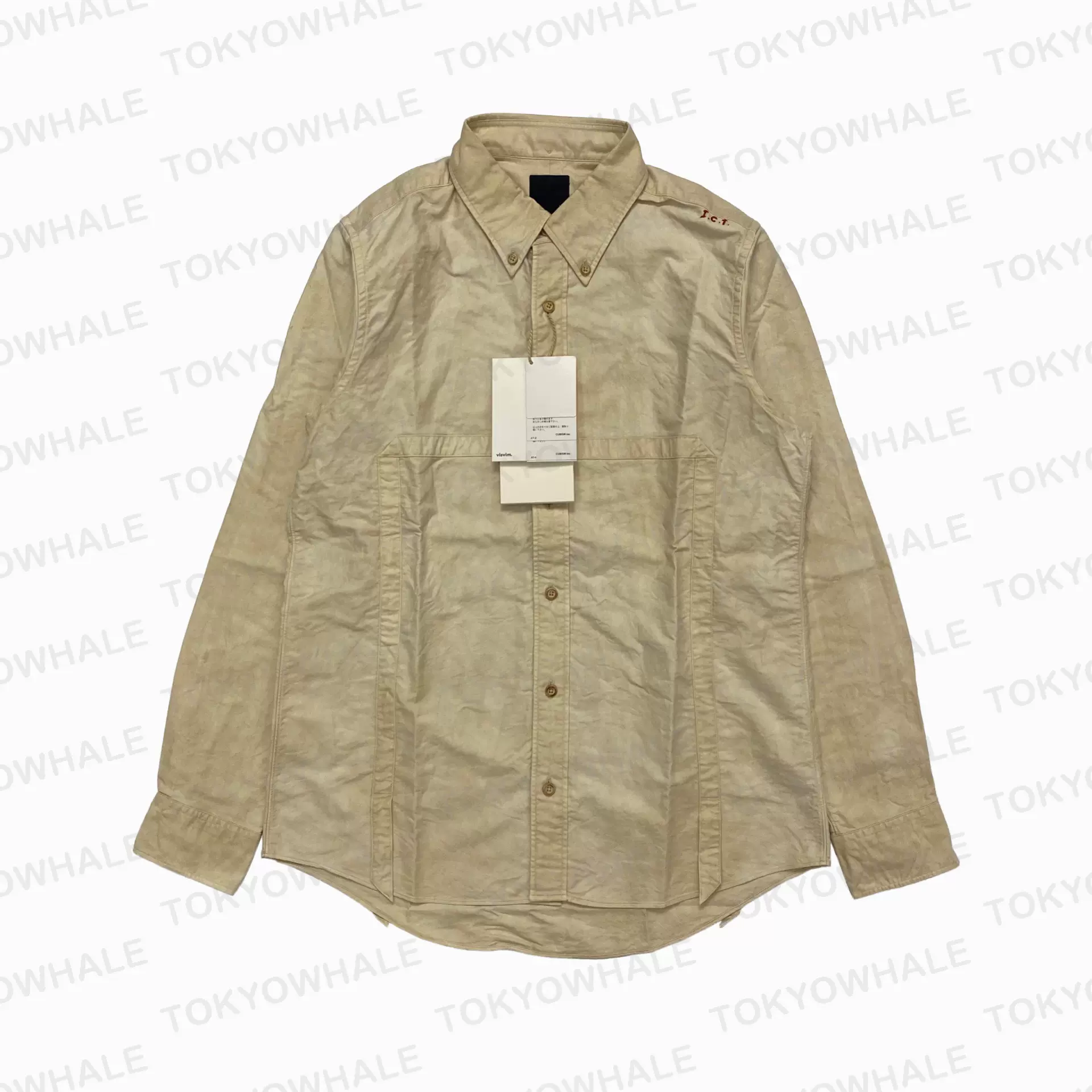 【售出】VISVIM 18SS I.C.T. V+V 5-NATION SHIRT L/S 襯衫 泥染-Taobao