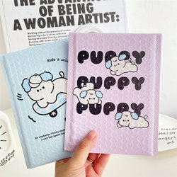 Cute Puppy Bubble Bag Cartoon Packaging Courier Bag Colorful Foam Bag Shockproof Film Bubble Envelope Bag Protective Bag