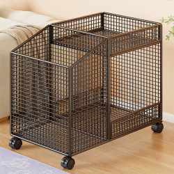 Yoga mat storage basket, home sports and fitness equipment storage basket, badminton and basketball removable storage rack