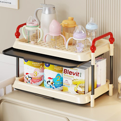 Baby feeding bottle storage rack baby tableware bowl chopsticks food supplement tool For Home desktop water cup storage rack large capacity