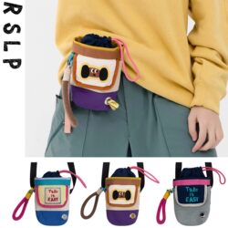 Ruosu Liangpin Cute Multifunctional Outdoor Training Dog Waist Bag Portable Pet Walking Bag for Dog Food, Snacks, and Poop Bags