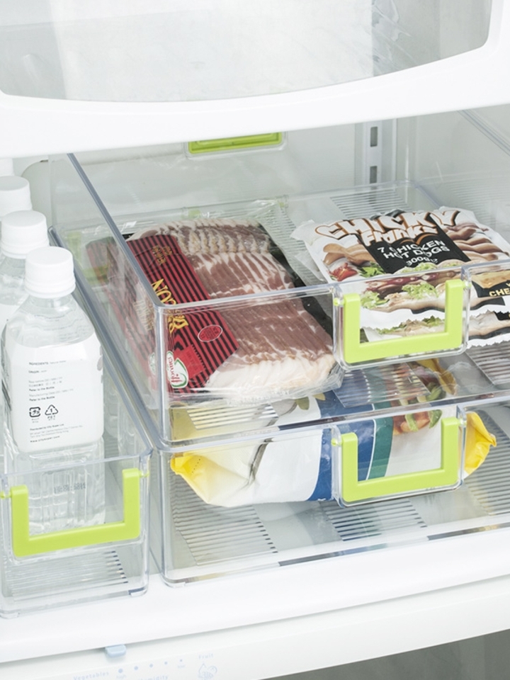 厨房冰箱收纳神器抽屉式塑料保鲜盒子