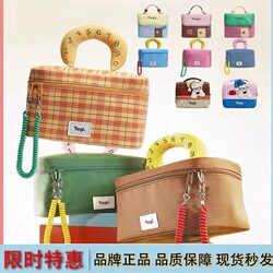 2025 New Tagi Hadao Cosmetic Bag, Fashionable Large-Capacity Color-Blocking Hand-Held Storage Bag, Portable Waterproof Toiletry Bag
