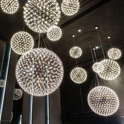 Dutch Moooi Raimond Spark Ball Lamp Villa Open-Air Living Room Lamp Duplex Loft Staircase Dining Room Chandelier