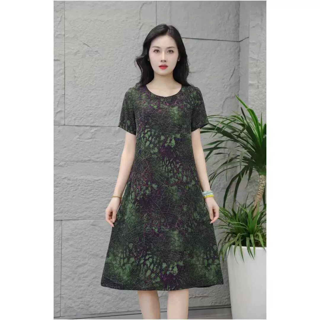 Chỉ Size 4XL Sale Sốc Váy đầm liền thân trung niên