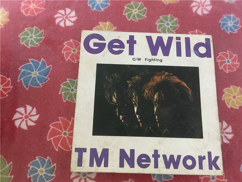 城市猎人主题曲tm Network Get Wild 折叠装8cm小碟已拆