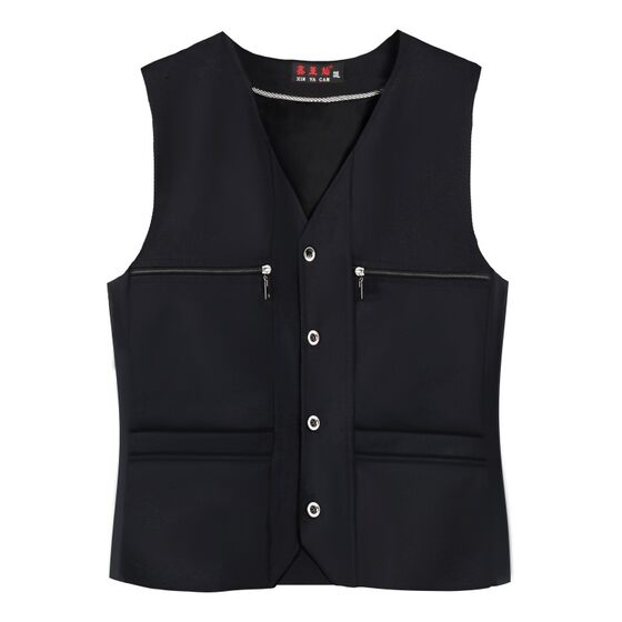 
Middle-aged and elderly men's thin spring and summer fishing horse clips, four-season vest outdoor multi-pocket dad travel vest