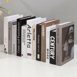 Casual and Modern Scandinavian Style Fake Book Ornaments, Simulated Book Boxes, Photo Models, Living Room and Office Decorative Books