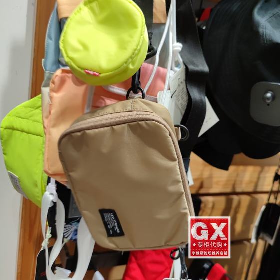 
Levis D6672-0001 men's printed double bag waist bag fashionable single shoulder crossbody bag