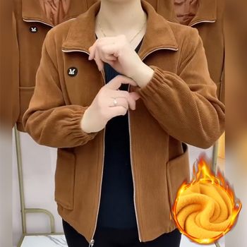 New Cordylona coat Mom Mom ’s autumn clothes thick jacket
