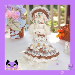 Steam Miani Beni Lolita pet clothes, high-end pet clothing, cute dog princess skirt
