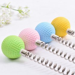 Golf Silicone Spring Massage Hammer Meridian Tapping Hammer Back Leg Shoulder Cervical Spine Tapping Hammer Massage Stick