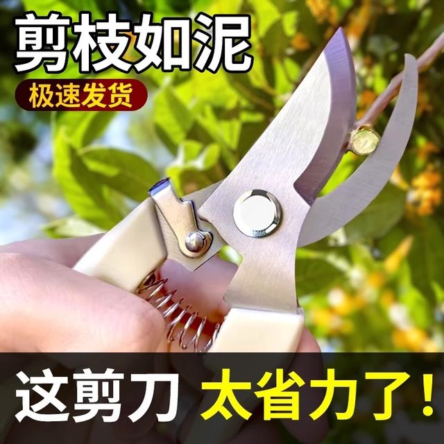 Pruning fruit tree pruning scissors Gardening flower pruning scissors Household powerful artifact flower pruning scissors