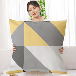 Nordic Style Fresh and Simple Oversized Throw Pillow for Sofa, Living Room, Creative Square Cushion, Office Pillow Cover, Minimalist