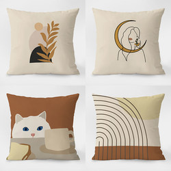 Extra Large Throw Pillow Sofa Living Room Geometric Cushion Simple Modern Pillowcase Cute Lumbar Support Home Office Bedroom