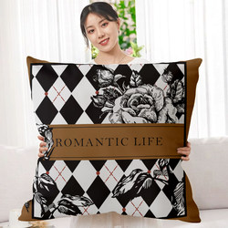 European-Style Classical Oversized Throw Pillow Sofa Living Room Light Luxury Art Cushion Car Office Pillowcase Pillow Homestay