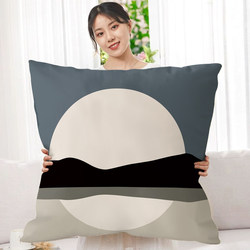 Nordic Style Simple Geometric Throw Pillow for Living Room Sofa, Cushion Cover for Villa, Guesthouse, Car
