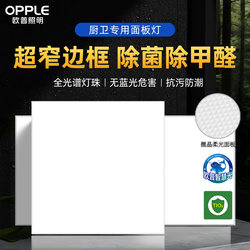 Op Integrated Ceiling Led Embedded Ceiling Light Aluminum Ceiling Panel Kitchen Bathroom 300X600 Flat Panel Light