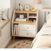 Bàn cạnh giường ngủ đơn giản hiện đại nhỏ phòng ngủ đơn giản cho thuê phòng nhỏ tủ đầu giường tủ lưu trữ giá để đồ