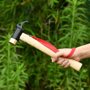 
Outdoor camping copper hammer camping life-safe hammer nail puller wooden handle tent hammer portable ground nail hammer multifunction hammer
