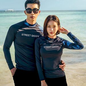 Factory direct sales new diving suit split long sleeve sun protection quick-drying swimsuit couple men and women jellyfish suit set
