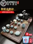 Bộ trà Xiangye dùng cho gia đình cung cấp nước hoàn toàn tự động tất cả trong một trạm pha trà kung fu ấm đun nước khay trà đơn giản bàn trà điện thông minh giá rẻ Bàn trà điện