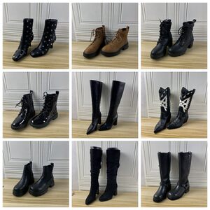 
Lady Shoes miscellaneous 36 size foreign trade original single women's boots single size round toe solid color stiletto heel side zipper short boots long boots