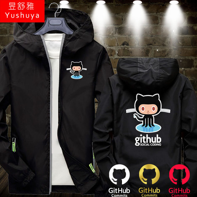 Programmer githubIT programming coder jacket thin men's and women's ...