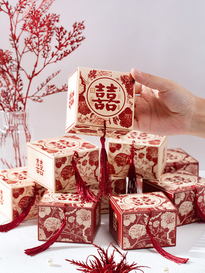 中国風ウェディングキャンディボックス - Hey! Paper