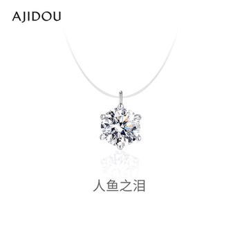 Mermaid's Tears Shining Invisible Necklace Fashion Pendant