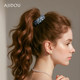 AJIDOU Ajidou casual elastic crystal hair ring fashion personality tie hair rope high-end hair rope trendy cool hair accessories