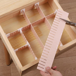 Drawer Organizer Dividers Box, Freely Combinable, Organizing and Partitioning Tool, Plastic Underwear and Socks Compartment Divider