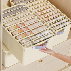 Clothes Storage Box, Large Capacity, Household Wardrobe Clothing Storage Box, Partitioned Organizing Tool, Under-Bed Storage Box