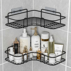 Bathroom Storage Rack, Toilet Washroom No-Drill Wall-Mounted Triangle Rack, Bathroom Sink Cosmetics Storage Rack