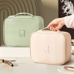 Cosmetic Bag for Women 2025 New High-End Portable Large-Capacity Waterproof Partitioned Cosmetics Storage Bag Travel Toiletry Bag
